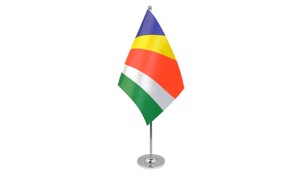 Seychelles Satin Table Flag
